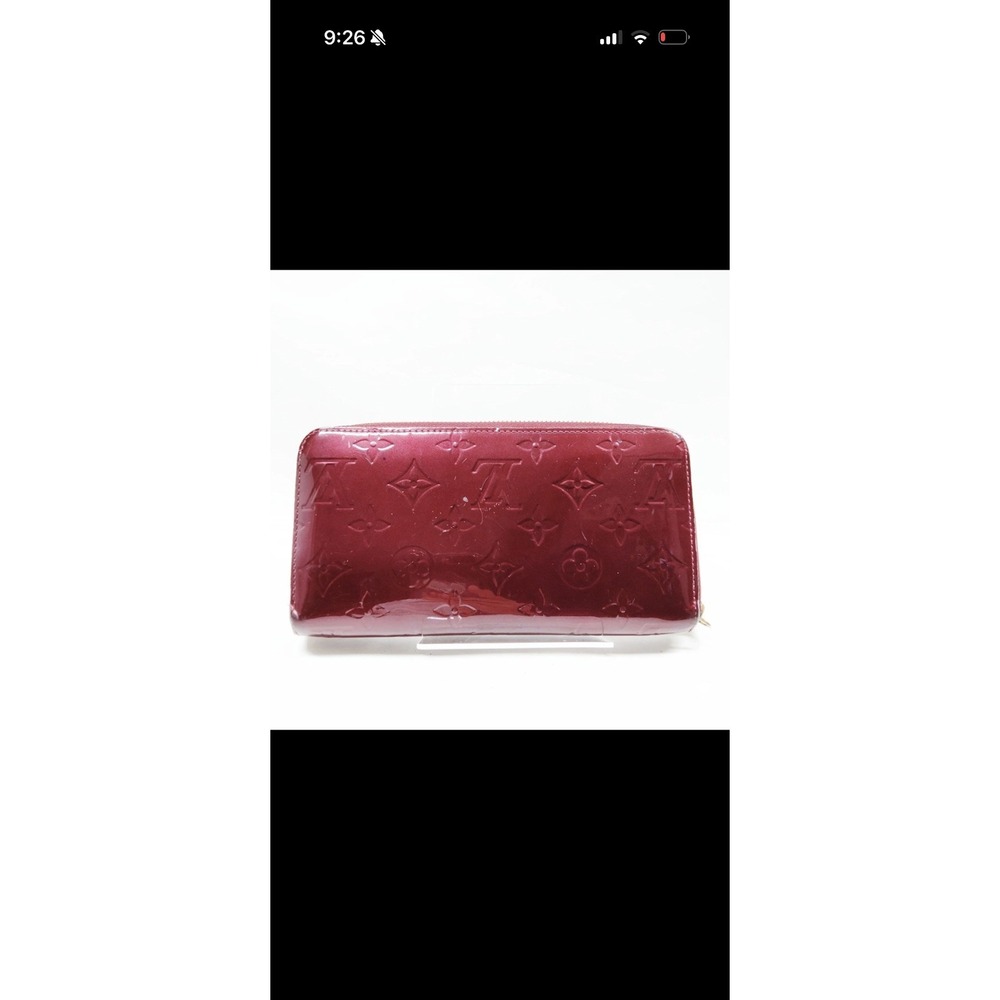 Louis Vuitton LV Long Wallet Purple Vernis